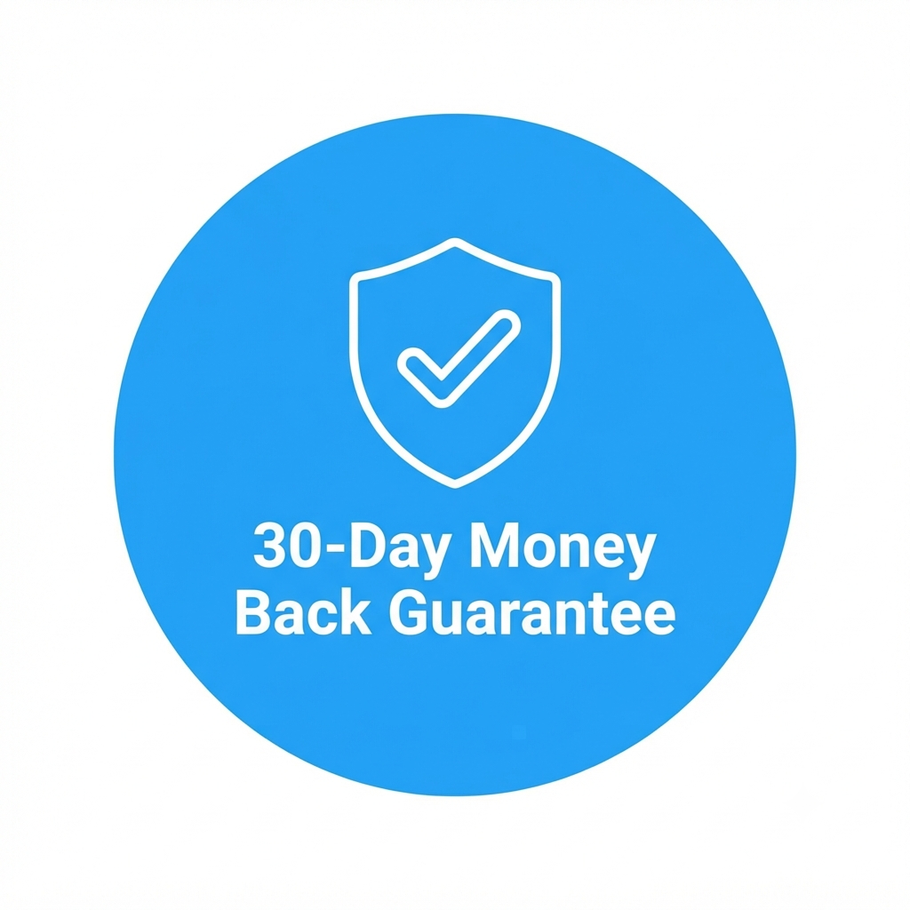 30-Day Money Back Guarantee